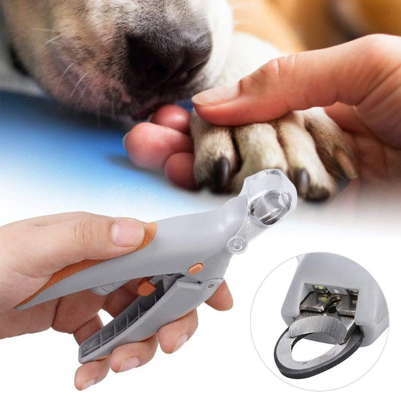 Cortador de unhas para animais de estimação Aparador multifuncional-LED