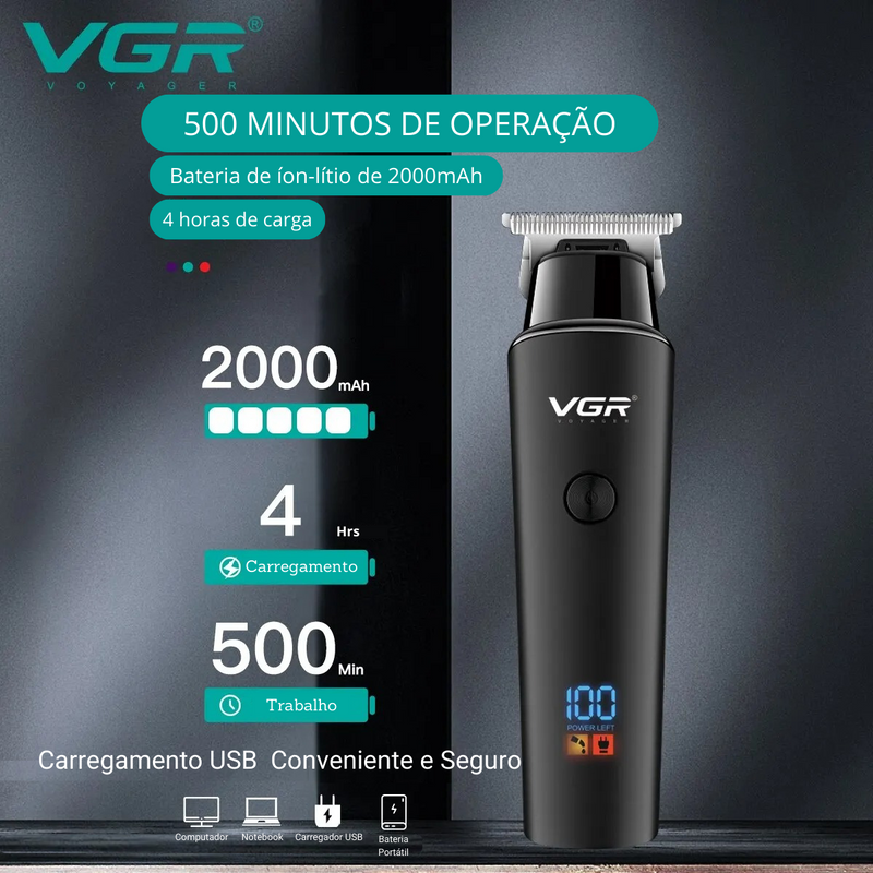 VGR Hair Trimmer Aparador Profissional
